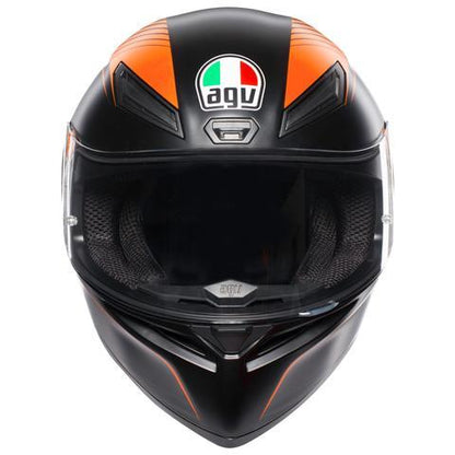 AGV K1 Warmup Matt Black Orange Helmet