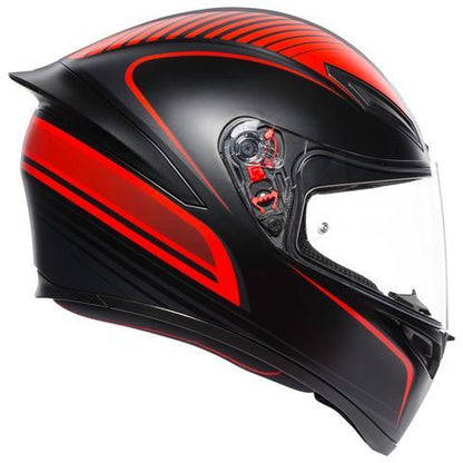 AGV K1 Warmup Matt Black Red Helmet