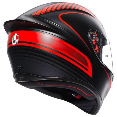 AGV K1 Warmup Matt Black Red Helmet