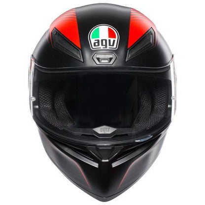 AGV K1 Warmup Matt Black Red Helmet