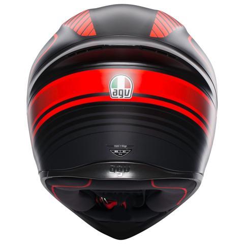 AGV K1 Warmup Matt Black Red Helmet