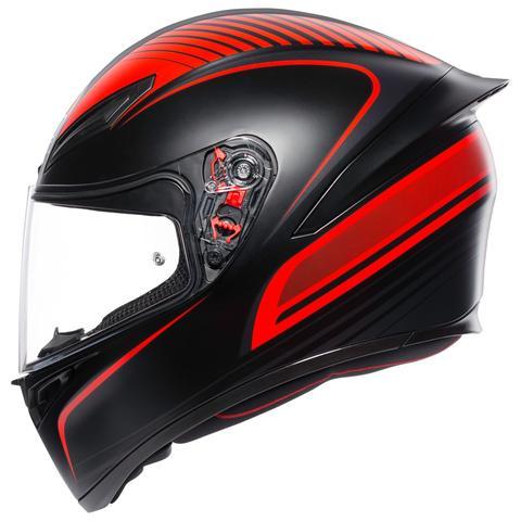 AGV K1 Warmup Matt Black Red Helmet