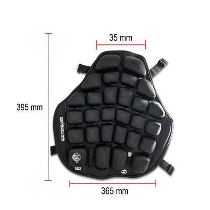 Air Seat Cushion (Black) Single Bike Seat Cover For Royal Enfield Bullet, Bullet Classic