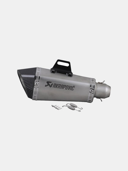 Akrapovic CNC Silver End Carbon Exhaust