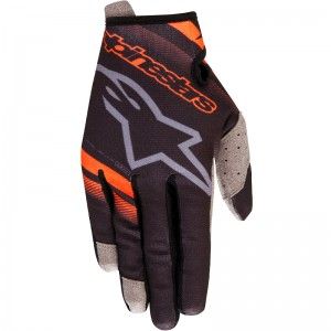 Alpinestar Radar Mx Glove Black Orange Fluro