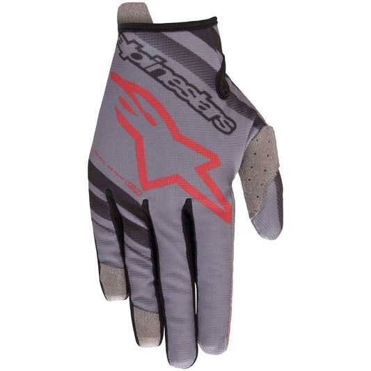 Alpinestar Radar Mx Glove Grey Black Burgundy