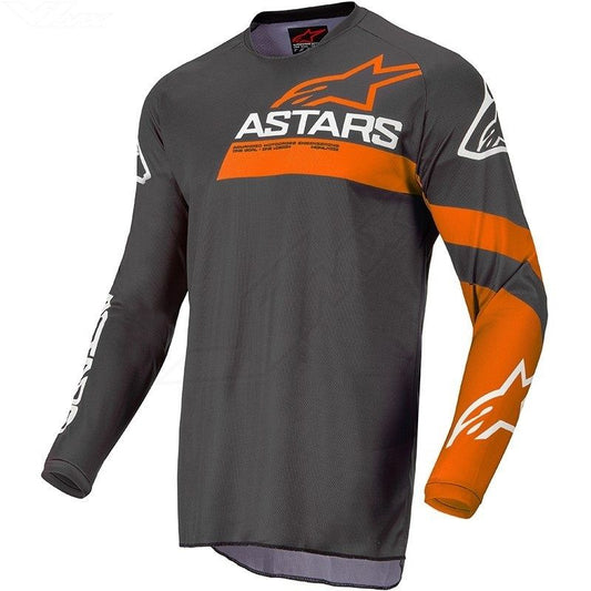 Alpinestars Fluid Chaser Jersey Anthracite Coral Fluo