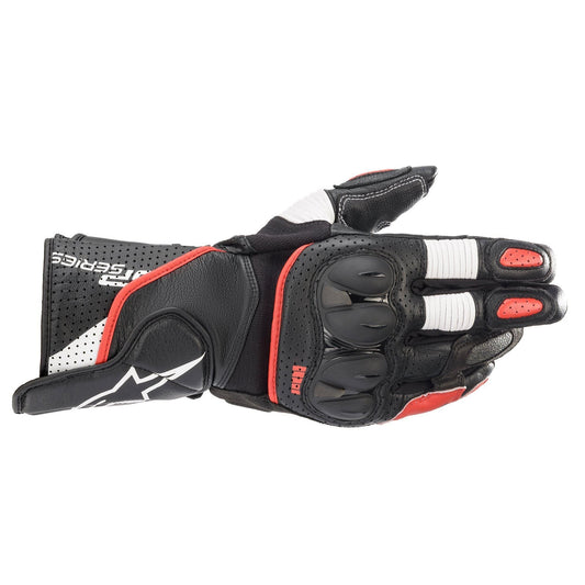 ALPINESTARS SP 2 V3 GLOVE BLACK WHITE BRIGHT RED