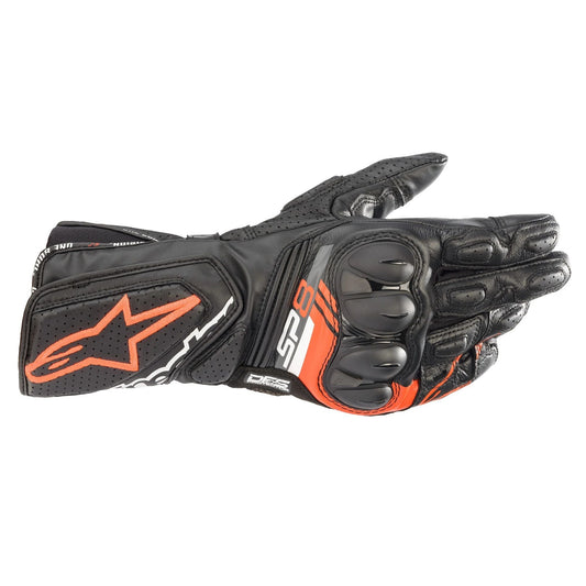 ALPINESTARS SP 8 V3 GLOVE BLACK RED FLUO