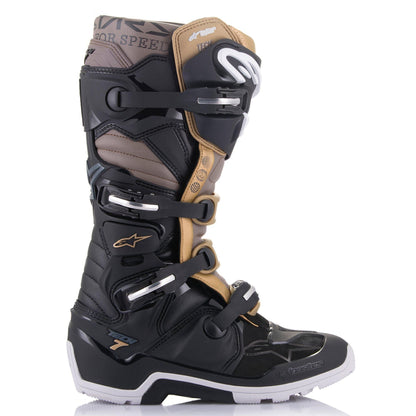 ALPINESTARS TECH 7 DRYSTAR® ENDURO BOOTS BLACK GREY GOLD