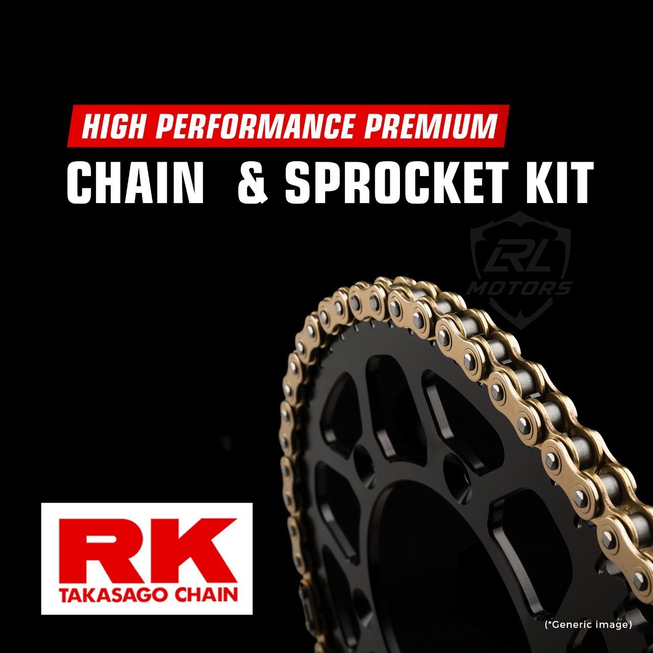 Aprila RSV4 1000 RR Chain Sprocket Kit- RK Japan