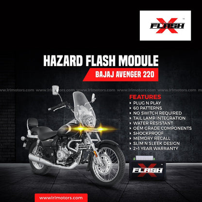 BAJAJ AVENGER 220  Flash X Hazard Flash Module, Blinker,Flasher