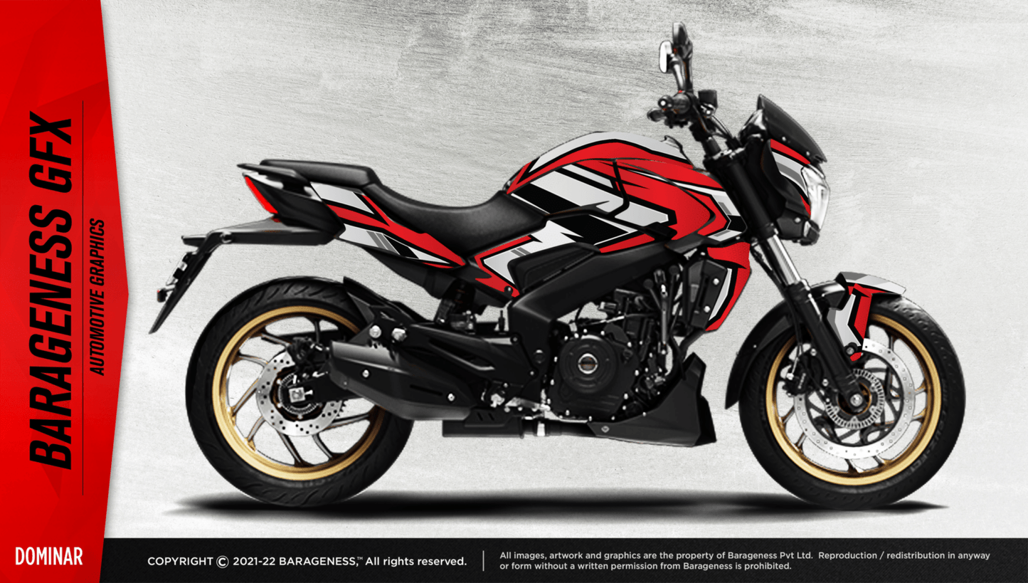 Bajaj Dominar 250/400 Automotive Graphics