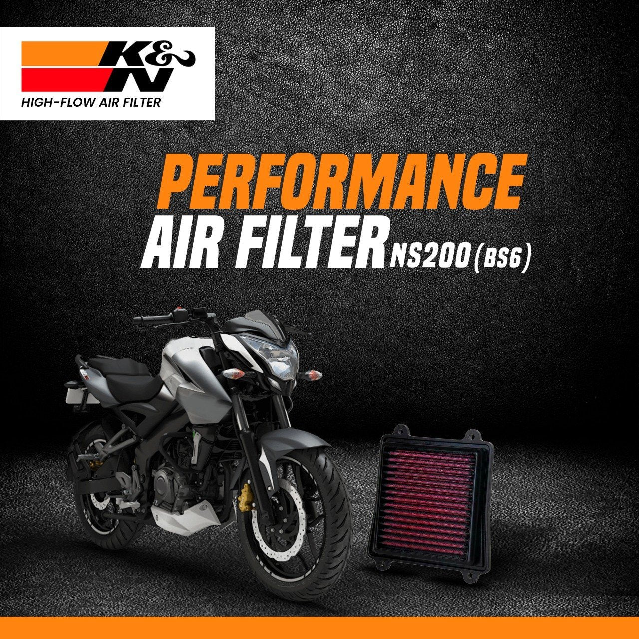 Bajaj NS200 BS6 K&N air filter