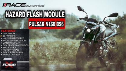 BAJAJ PULSAR N160-FLASH X HAZARD FLASH MODULE