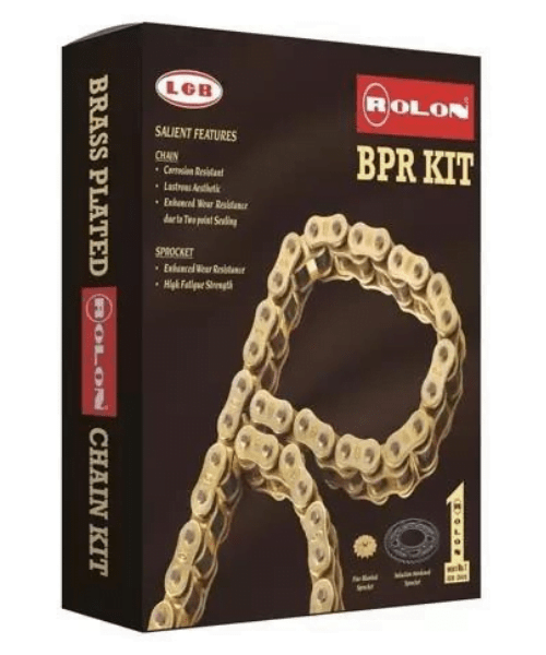 Bajaj Pulsar RS 200 Rolon Brass chain & Sprocket Kit