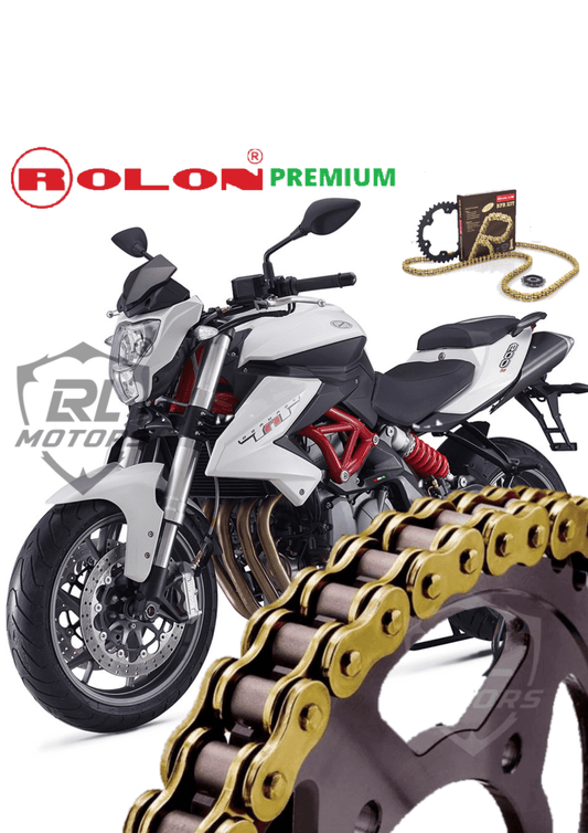 Benelli TNT 600 Rolon Chain & Sprocket Kit (BRASS)