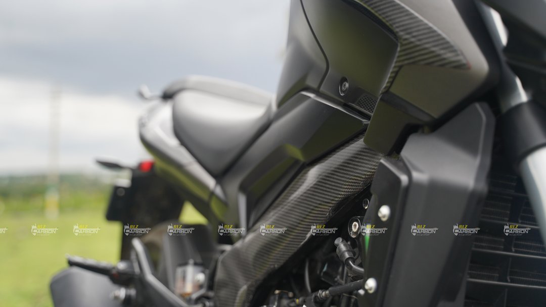 Carbon Fiber Frame Covers for Bajaj Dominar