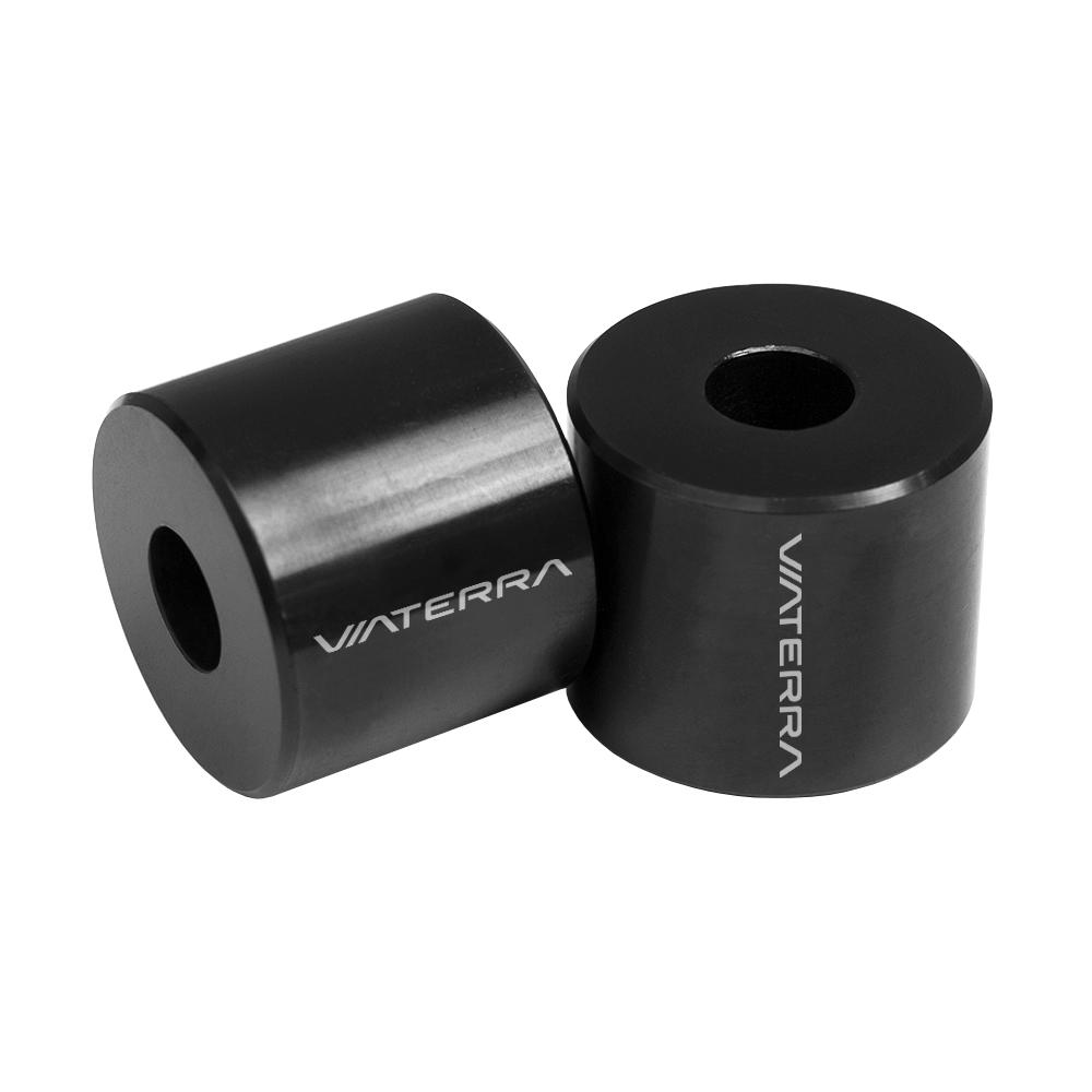 VIA TERRA DOMINAR 400 HANDLEBAR RISERS BLACK