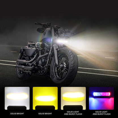 LIU HJG 6 LED 40-60W DC9-80V Fog Light for Bikes & Cars - Yellow/White & Red/Blue (1 Piece)