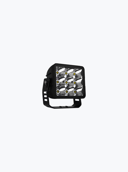 70W HJG 9 LED Bezel Less Square White Fog Light (9V-36V, DC) Universal for All Vehicles (Pack Of 1)