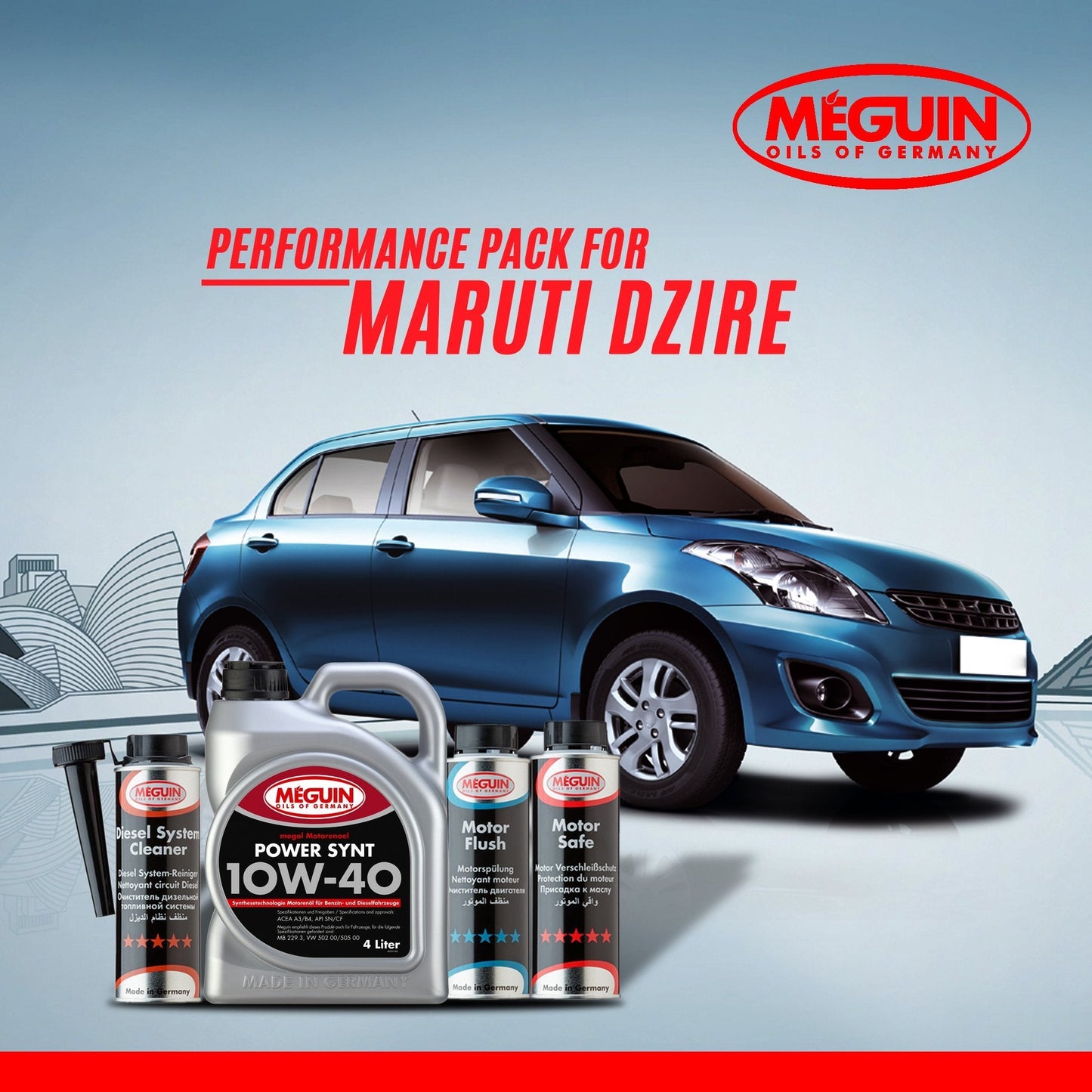 Maruti Dzire Synthetic Engine Oil Pack (Diesel)