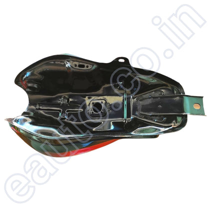 ENSONS Fuel Tank for Bajaj Discover 125 ( Black Red Petrol Tank or Tanki)