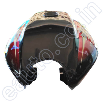 ENSONS Fuel Tank for Bajaj Discover 125 ( Black Red Petrol Tank or Tanki)