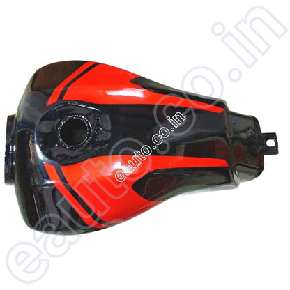 ENSONS Fuel Tank for Bajaj Vikrant V15 | V12 | Black & Red Colour