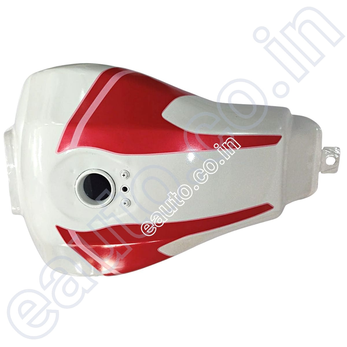 ENSONS Fuel Tank for Bajaj Vikrant V15 | V12 | White with Red sticker