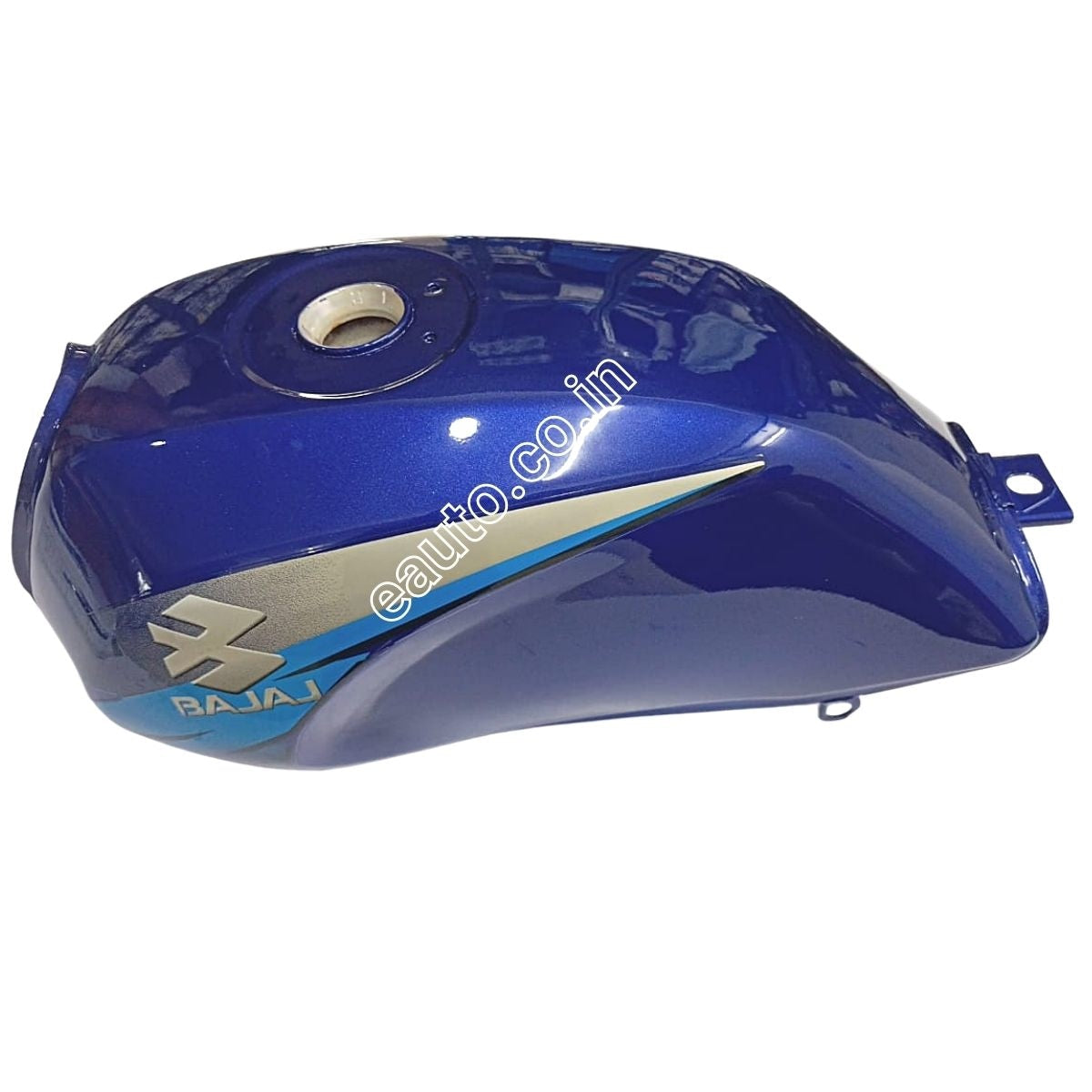 Ensons Petrol Tank for Bajaj Caliber 115 (Blue/Silver Sticker)