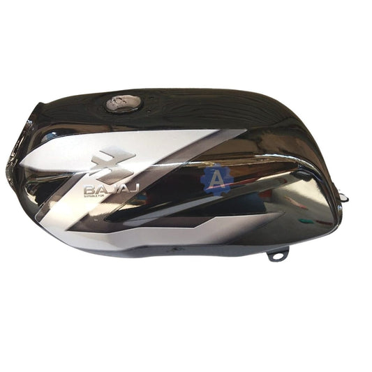 Ensons Petrol Tank for Bajaj CT 100 (Black/Grey)