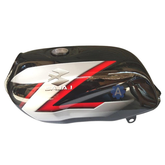 Ensons Petrol Tank for Bajaj CT 100 (Black/Red)