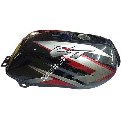 Ensons Petrol Tank for Bajaj CT 100 New Model | BS4 | Black & Red