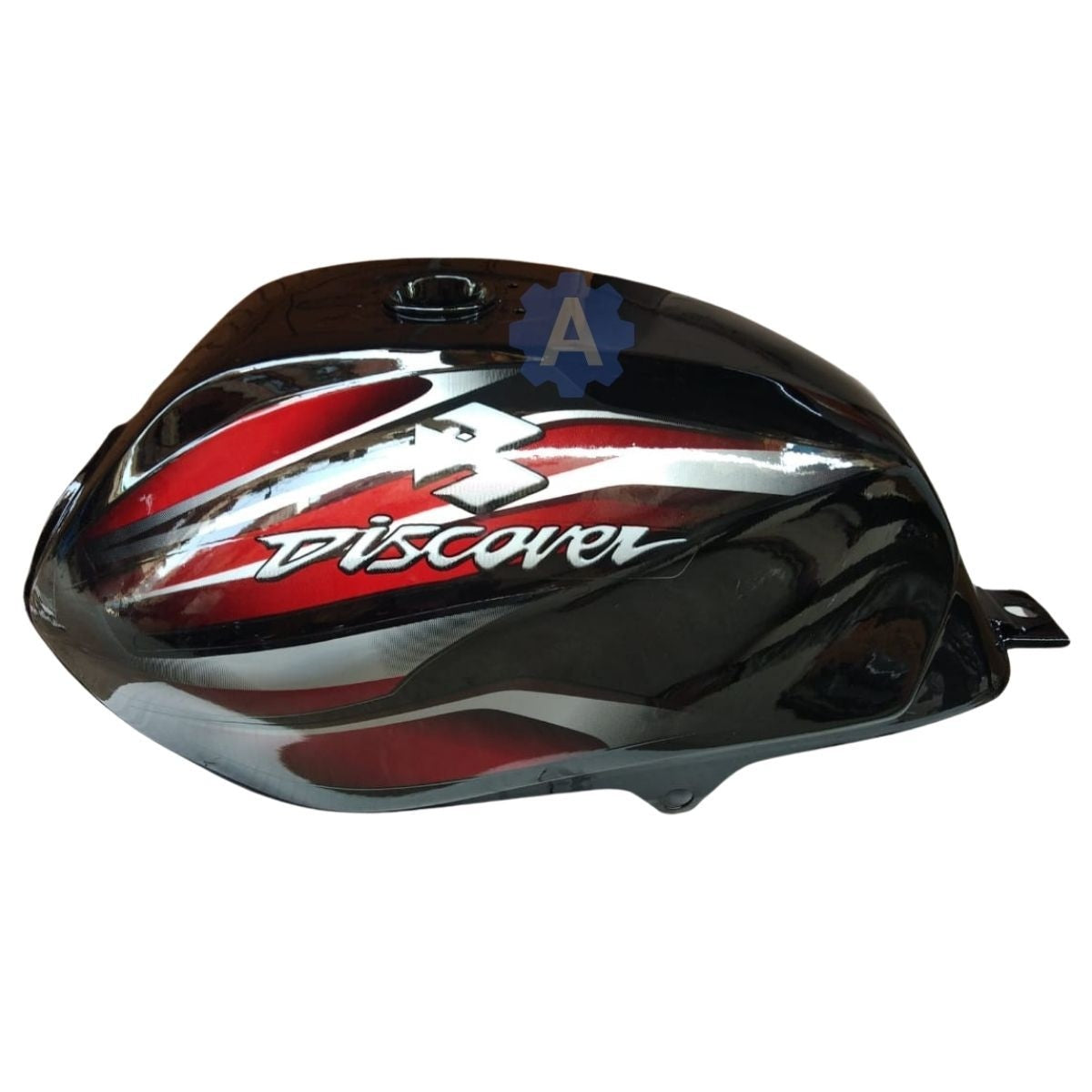 Ensons Petrol Tank for Bajaj Discover 100/ 125 New Model/ 150 (Black/Red)