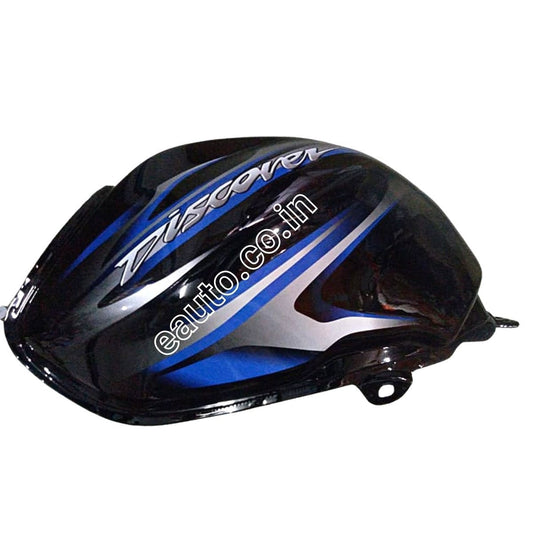 Ensons Petrol Tank for Bajaj Discover 125M/ 100M (Black/Blue)