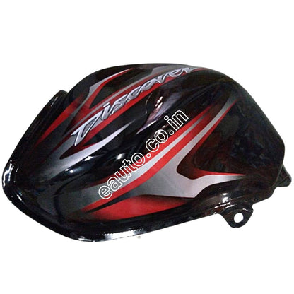 Ensons Petrol Tank for Bajaj Discover 125M/ 100M (Black/Red)