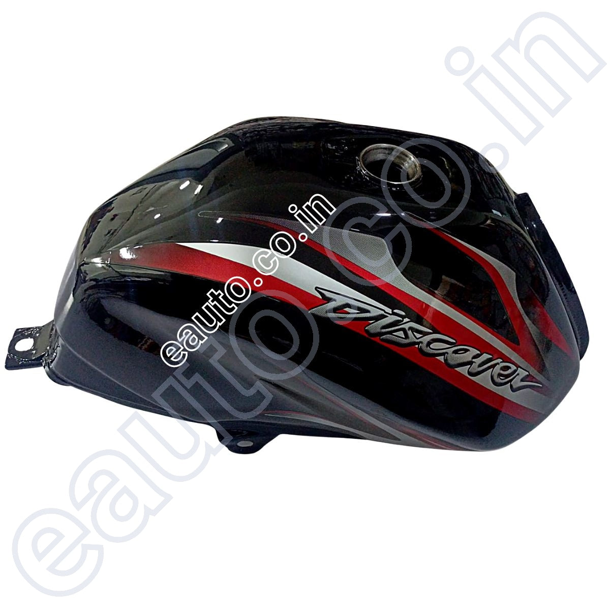 Ensons Petrol Tank for Bajaj Discover 125ST/ 100T (Black/Red)