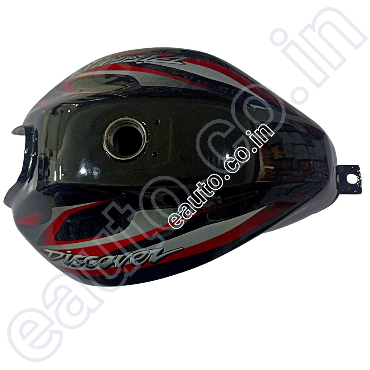 Ensons Petrol Tank for Bajaj Discover 125ST/ 100T (Black/Red)