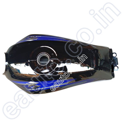 Ensons Petrol Tank for Bajaj Platina 100 | Black/Blue