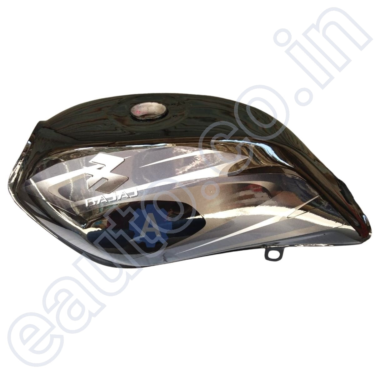 Ensons Petrol Tank for Bajaj Platina 100 (Black/Grey)