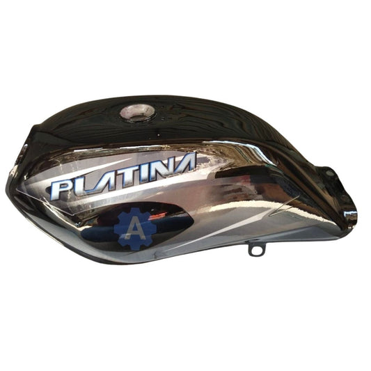 Ensons Petrol Tank for Bajaj Platina 100 New Model (Silver/Grey)