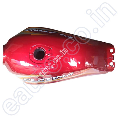 Ensons Petrol Tank for Bajaj Platina 100ES 2014 Model (Red)