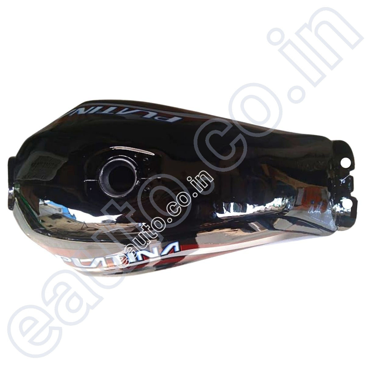 Ensons Petrol Tank for Bajaj Platina 125 (Black/Maroon)