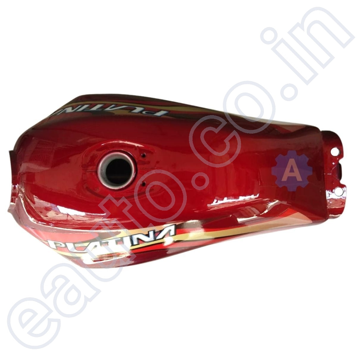 Ensons Petrol Tank for Bajaj Platina 125 (Red /Golden)