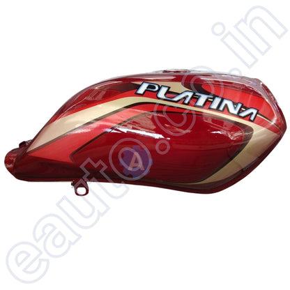 Ensons Petrol Tank for Bajaj Platina 125 (Red /Golden)