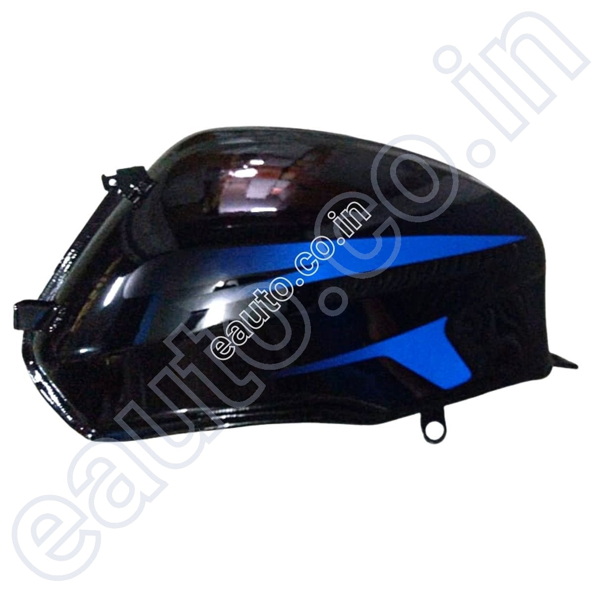 Ensons Petrol Tank for Bajaj Pulsar 150/180 BS3  UG6 with Monogram | Black & Blue