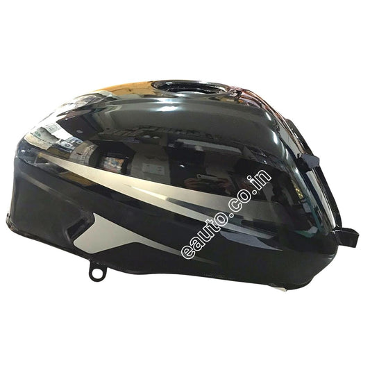 Ensons Petrol Tank for Bajaj Pulsar 150/180 BS3  UG6 with Monogram | Black & Grey