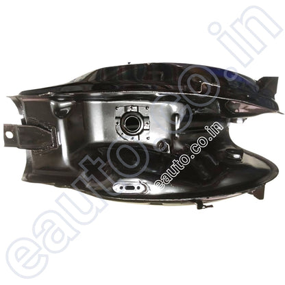 Ensons Petrol Tank for Bajaj XCD 135 | Black with Blue Sticker