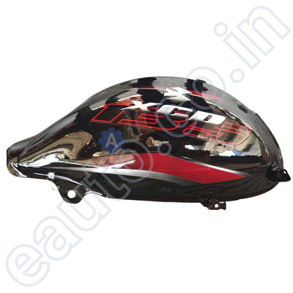 Ensons Petrol Tank for Bajaj XCD 135 | Black with Red Sticker